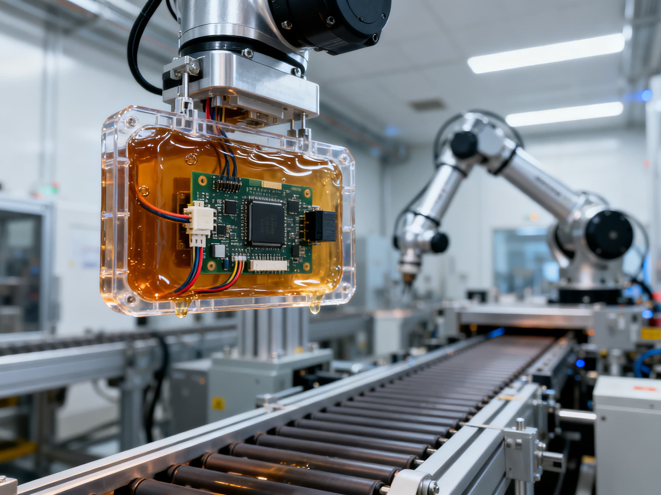 Aerospace & Defense Potting & encapsulation — PCB assembly at NovaPCBA EMS factory