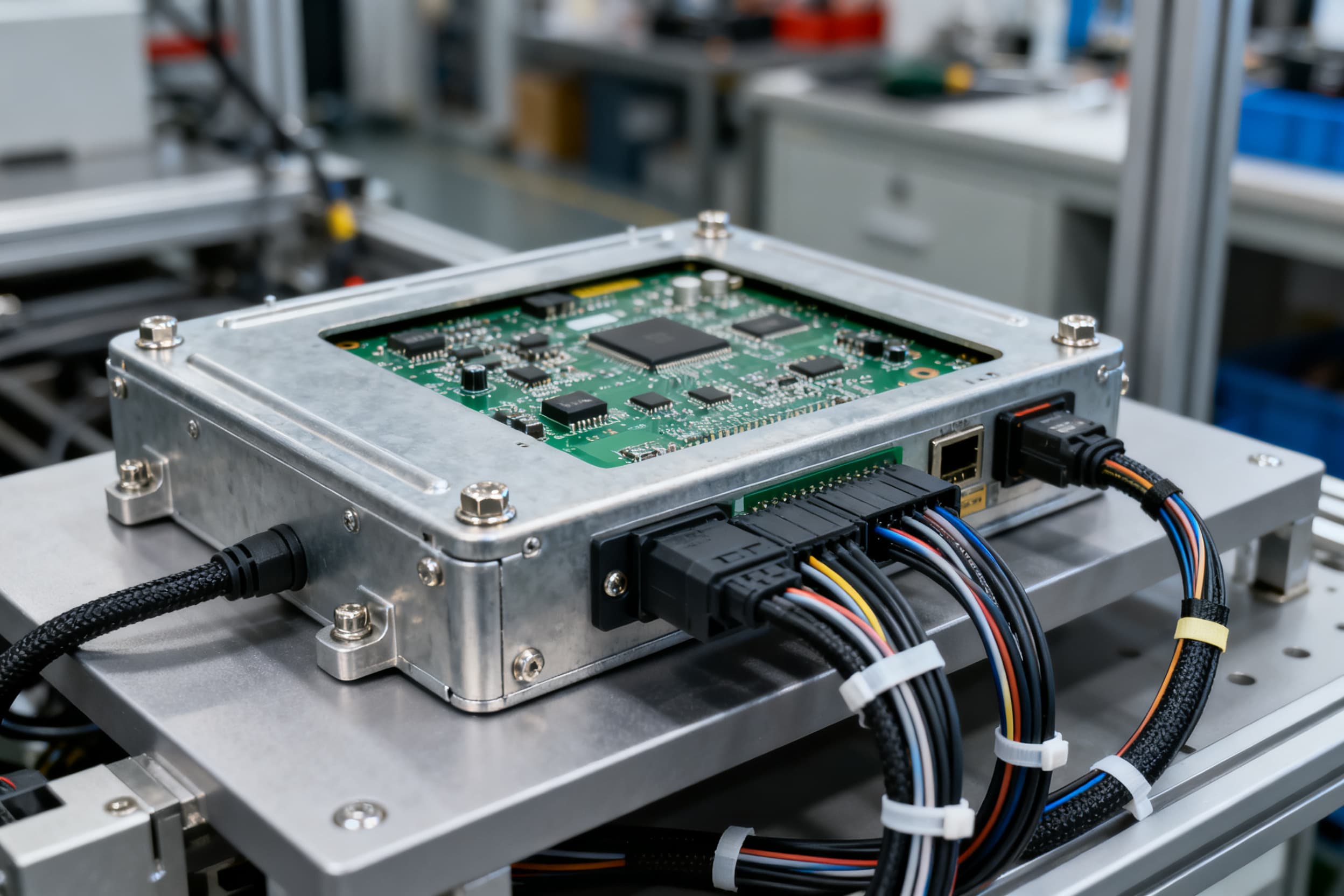 Automotive ECU Box-build mechanical integration — PCB assembly at NovaPCBA EMS factory