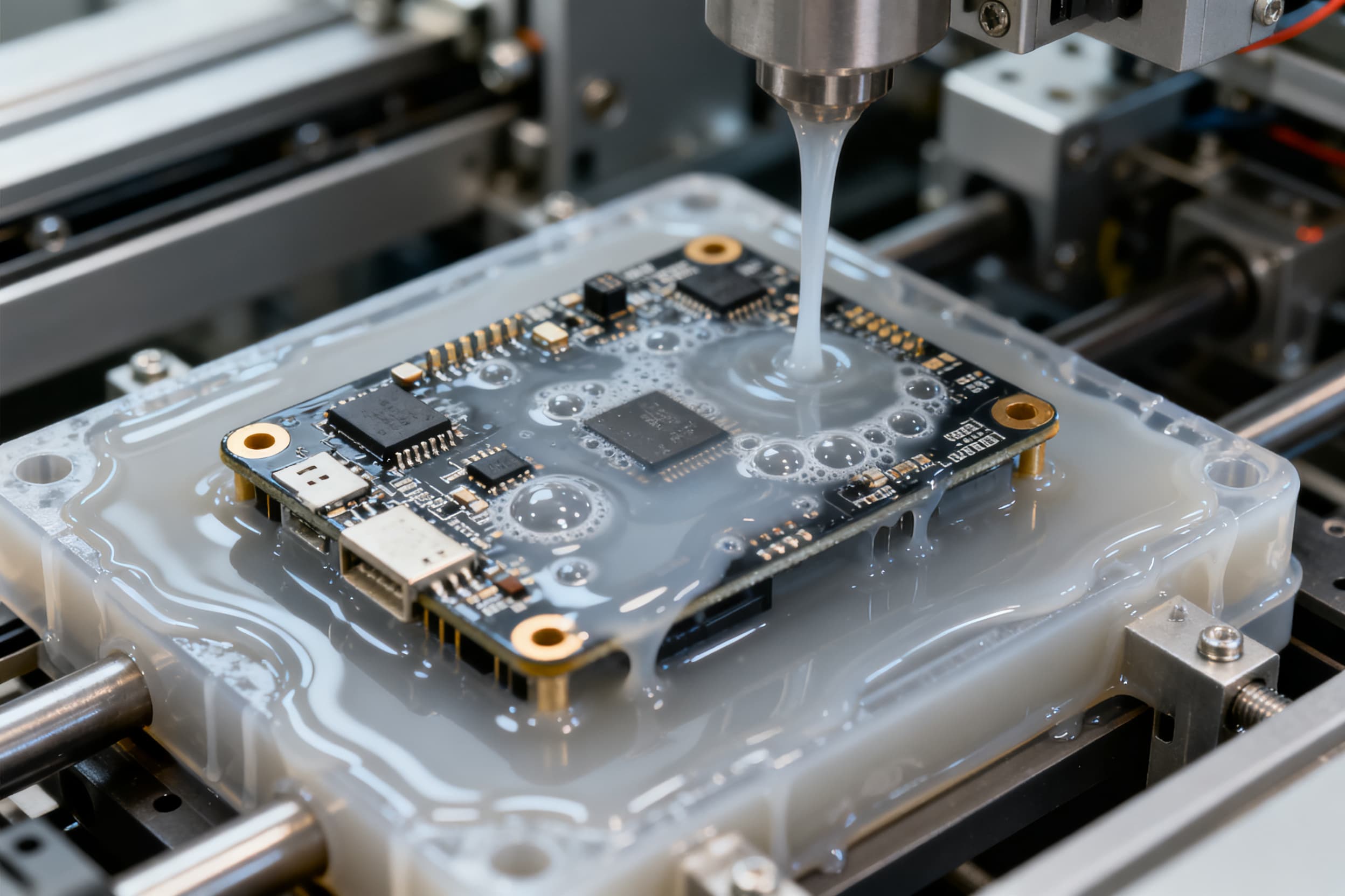 Industrial IoT Potting & encapsulation — PCB assembly at NovaPCBA EMS factory