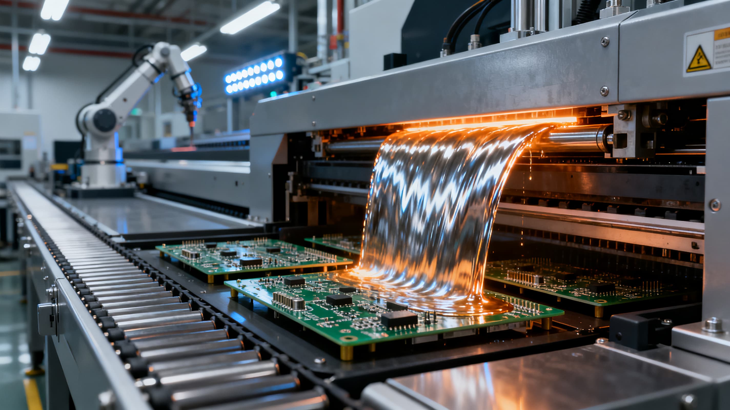 LED Lighting Through-hole wave soldering — PCB assembly at NovaPCBA EMS factory